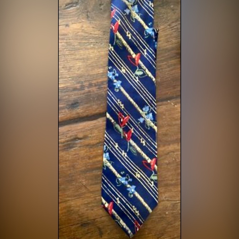 Men's Dion Collection 100% Italian Silk Necktie, Hand Crafted In Canada